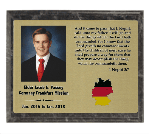 Full Color Missionary Plaque - Image 4