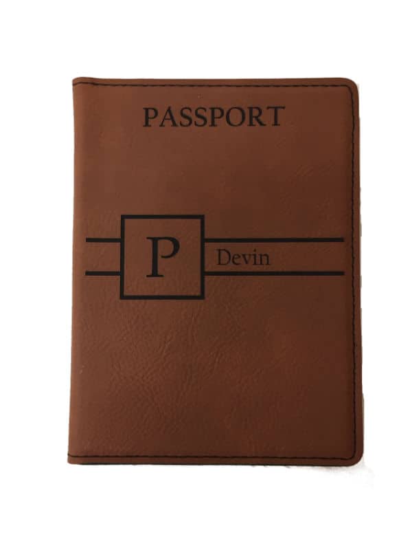 Engraved Passport Holder Personalized Passport Holder and 