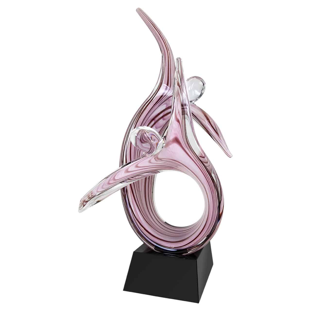 Premium Art Glass Trophies Gem Awards